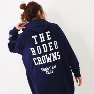 ロデオクラウンズワイドボウル(RODEO CROWNS WIDE BOWL)のワンピース チャンピオン Champion(ミニワンピース)