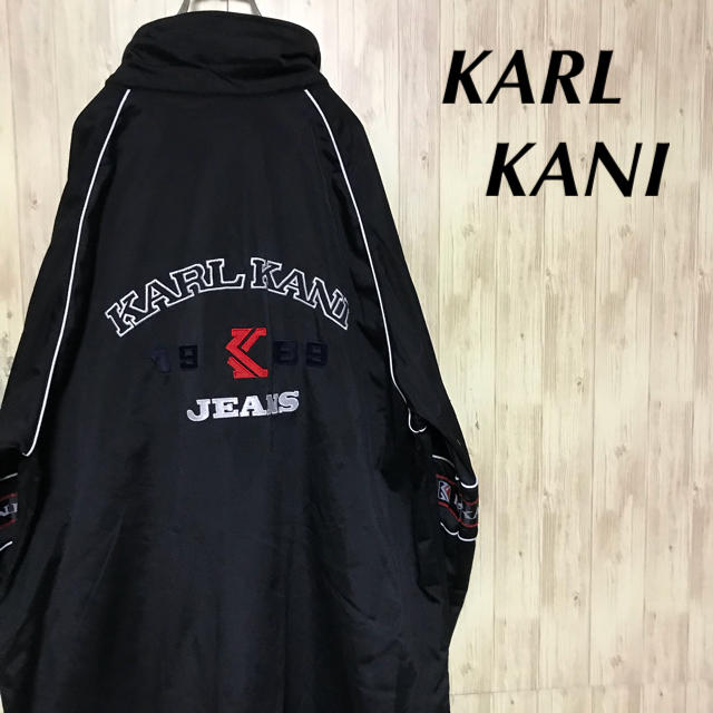 美品 KARL KANI トラックジャケット 刺繍ロゴ ジャージ | フリマアプリ ラクマ
