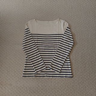 ムジルシリョウヒン(MUJI (無印良品))の無印良品 ボーダーTシャツ(Tシャツ(長袖/七分))