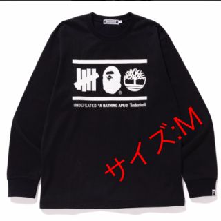 アベイシングエイプ(A BATHING APE)のUNDEFEATED×BAPE×TIMBERLAND L/S TEE(Tシャツ/カットソー(七分/長袖))