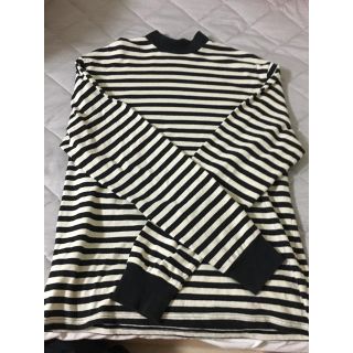 フィアオブゴッド(FEAR OF GOD)のFOG ボーダーモックネック サイズ S(Tシャツ/カットソー(七分/長袖))