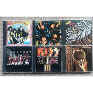 ■KISS　アルバム6枚セット(ポップス/ロック(洋楽))