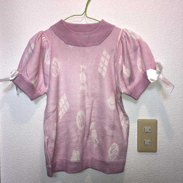 Swankiss(スワンキス)のピンク ニット Tシャツ レディースのトップス(ニット/セーター)の商品写真