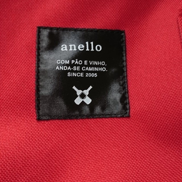 anello(アネロ)のanello 赤リュック レディースのバッグ(リュック/バックパック)の商品写真