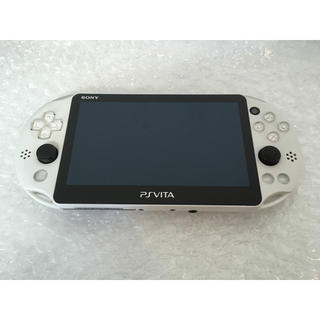 プレイステーションヴィータ(PlayStation Vita)のpsvita グレイシャーホワイト 本体 ジャンク vita(家庭用ゲーム機本体)