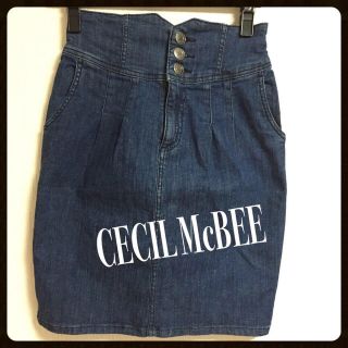 セシルマクビー(CECIL McBEE)のデニムスカート♡(ミニスカート)