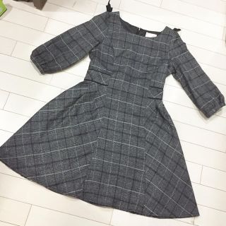 プライムパターン(PRIME PATTERN)の美品♡シェリエット♡チェックワンピース(ミニワンピース)