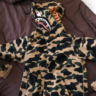 アベイシングエイプ(A BATHING APE)のA BATHING APE  SHARK FULL ZIP HOODIE 【L】(パーカー)