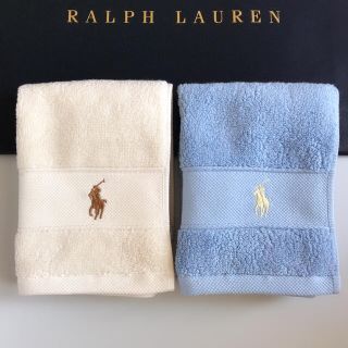 ラルフローレン(Ralph Lauren)のRalph Lauren◇ホテル仕様 ポロタオル ウォッシュタオル◇２枚セット◇(タオル/バス用品)