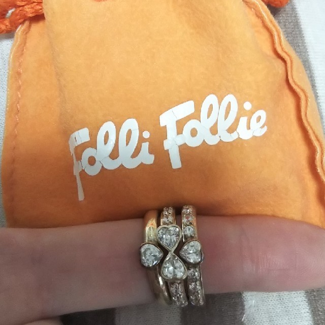 Folli Follie(フォリフォリ)の値下げ！Folli Follie セットリング 指輪 レディースのアクセサリー(リング(指輪))の商品写真