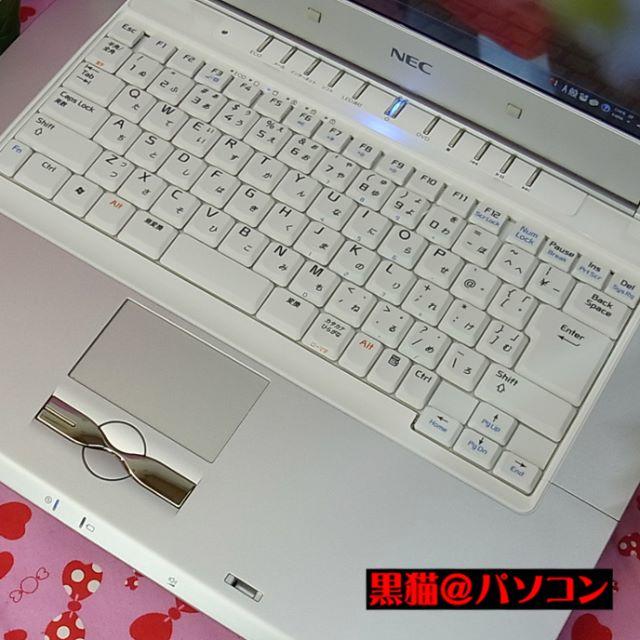 NEC(エヌイーシー)の美品 ノートパソコン NEC Win7 動画編集 写真保存 最新オフィス 中古 スマホ/家電/カメラのPC/タブレット(ノートPC)の商品写真