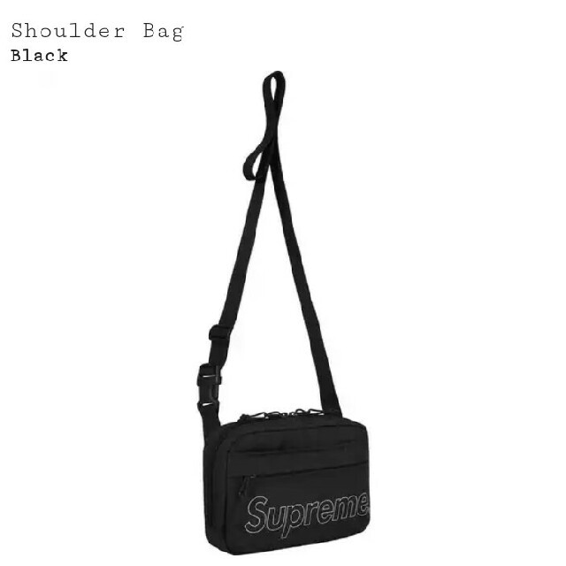 込 Supreme Shoulder Bag Black