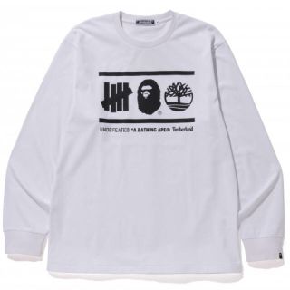 アベイシングエイプ(A BATHING APE)のUNDEFEATED×BAPE×TIMBERLAND L/S TEE XL(Tシャツ/カットソー(七分/長袖))