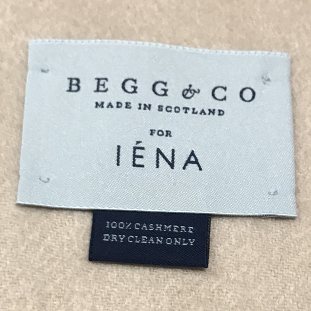 IENA(イエナ)のBEGG＆CO カシミヤストール レディースのファッション小物(ストール/パシュミナ)の商品写真