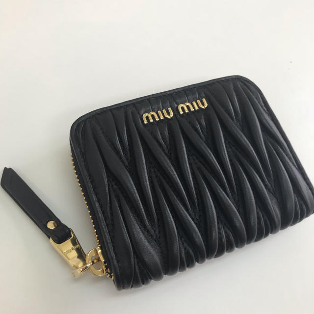 miumiu コインケース 黒 ミュウミュウ  新品 未使用