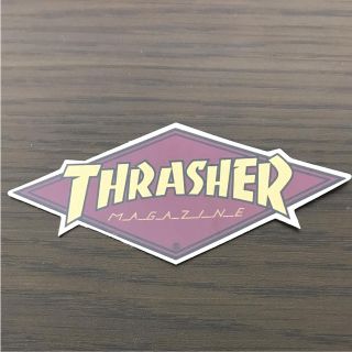 スラッシャー(THRASHER)の【縦5.2cm横10.2cm】 THRASHERダイヤモンドロゴステッカー(ステッカー)