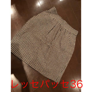レッセパッセ(LAISSE PASSE)の36レッセパッセコクーンスカート(ひざ丈スカート)