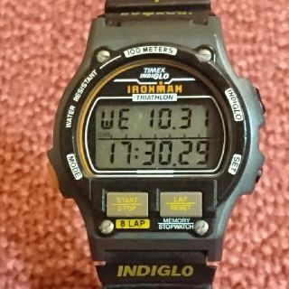 タイメックス(TIMEX)の【中古】タイメックスTIMEX IRONMAN TRIATHLON メンズ腕時計(腕時計(デジタル))