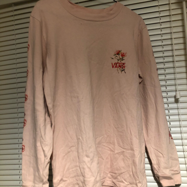 Kastane(カスタネ)のkastane✖️vans コラボロングティー ピンク レディースのトップス(Tシャツ(長袖/七分))の商品写真