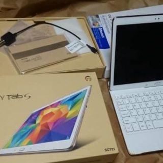 サムスン(SAMSUNG)の判定○GALAXY Tab SギャラクシータブPCの様に使える純正キーボード付！(タブレット)