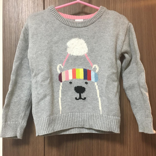 babyGAP(ベビーギャップ)のGAP  セーター グレー サイズ100 キッズ/ベビー/マタニティのキッズ服女の子用(90cm~)(ニット)の商品写真