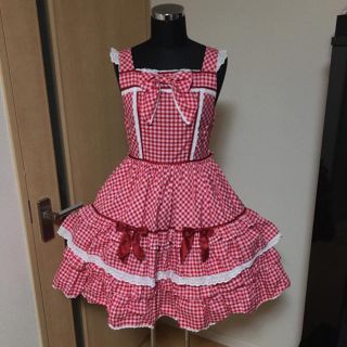 BABY,THE STARS SHINE BRIGHT(ギンガムチェック ・ ひざ丈 BABY,THE STARS SHINE BRIGHT(ギンガムチェック ・ ひざ丈