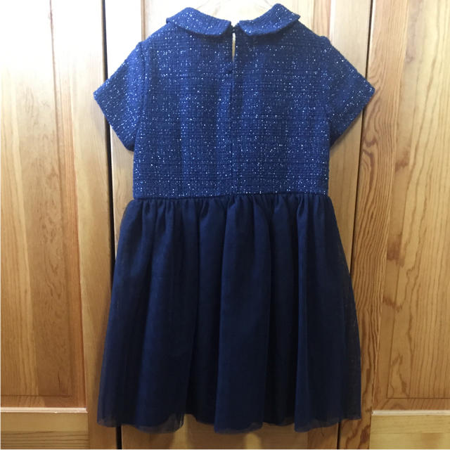 ZARA KIDS(ザラキッズ)のZARAチュール&ツイルドレスお呼ばれワンピース発表会結婚式ガールズ116込 キッズ/ベビー/マタニティのキッズ服女の子用(90cm~)(ドレス/フォーマル)の商品写真