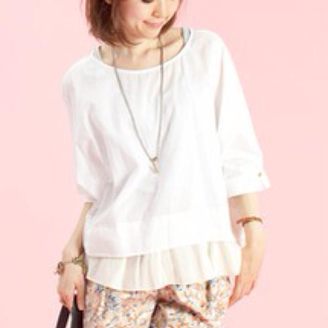nano・universe - 13S/S新品♡シフォンブラウス