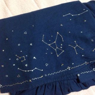 ryukoさま♪ポールスミス切り替えギャラクシー柄ワンピース 刺繍 ドット 星座