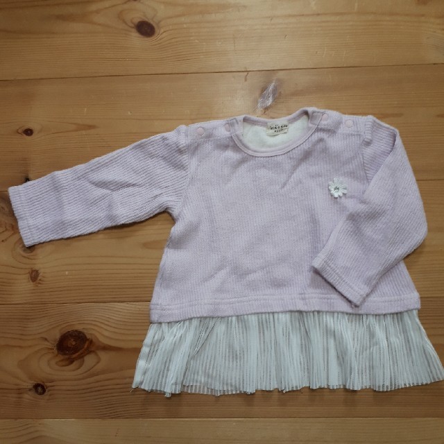 kid’s zoo(キッズズー)のkids zoo ☆女の子プルオーバー キッズ/ベビー/マタニティのベビー服(~85cm)(シャツ/カットソー)の商品写真