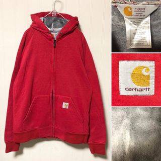 カーハート(carhartt)の90s Carhartt カーハート ワンポイントロゴ パーカー スウェット(パーカー)