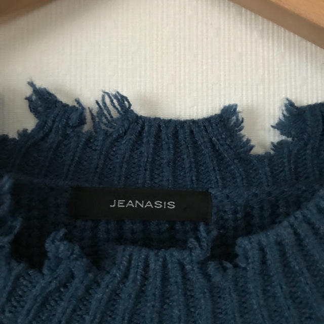 JEANASIS(ジーナシス)のJEANASIS 5Gクラッシュショートプルオーバー レディースのトップス(ニット/セーター)の商品写真