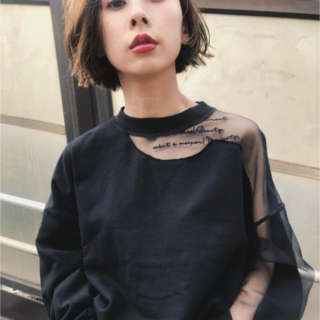 Ameri MISALIGNED SWEAT アメリ スウェット Ameri MISALIGNED SWEAT アメリ スウェット