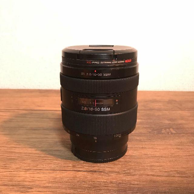 SONY 16-50mm F2.8 SSM と LA-EA3（Eマウント変換用）