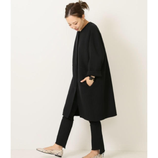 新品 Deuxieme Classe Victorian リバーノーカラーコート