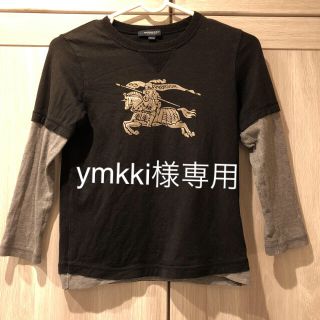 バーバリー(BURBERRY)のお値下げ！バーバリー 長袖 Ｔシャツ 120 子供 ブラック(Tシャツ/カットソー)