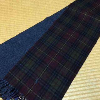 ラルフローレン(Ralph Lauren)の(新春特別価格) RALPH LAUREN マフラー チェック＆ブルー 新品(マフラー)