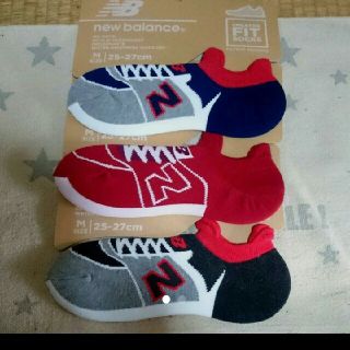 ニューバランス(New Balance)のNewbalance☆スニーカーソックス3足セット(ソックス)