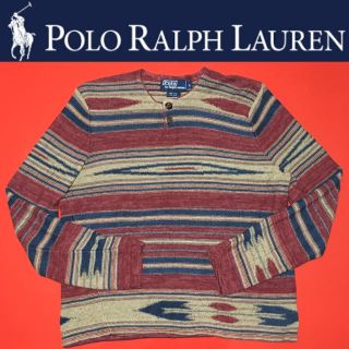 ポロラルフローレン(POLO RALPH LAUREN)のPolo RALPH LAUREN ヘンリーネック ラルフローレン ヴィンテージ(ニット/セーター)