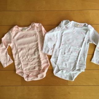 ザラ(ZARA)の【新品】 ZARA baby ザラベイビー長袖 ロンパース 2枚セット(ロンパース)