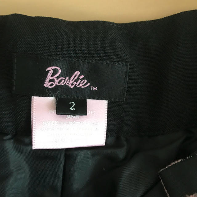 Barbie(バービー)のBarbieバービー♡160 ピンク リボン ツイードスカート キッズ/ベビー/マタニティのキッズ服女の子用(90cm~)(スカート)の商品写真
