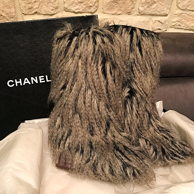 CHANEL シャネル ファーブーツ