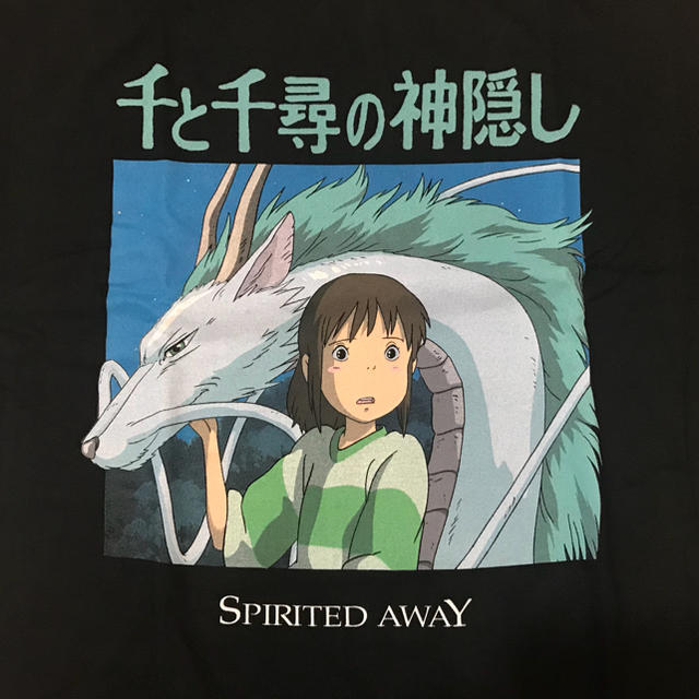 00s スタジオジブリ ビンテージ アニメTシャツ/もののけ姫 トトロ 千と千尋