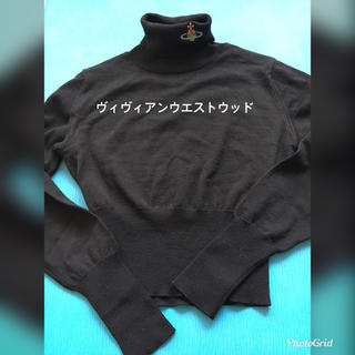 ヴィヴィアンウエストウッド(Vivienne Westwood)の【美品】ヴィヴィアンウエストウッド黒(ニット/セーター)