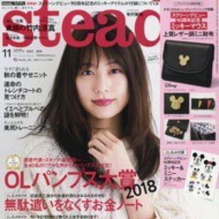 タカラジマシャ(宝島社)の新品 ミッキーマウス 財布 steady11月号(財布)