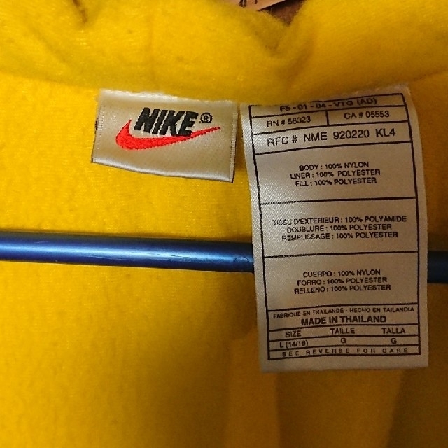 NIKE(ナイキ)のNIKE フード付きジャケット  メンズＬ メンズのジャケット/アウター(ダウンジャケット)の商品写真