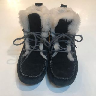 アグ(UGG)のUGG ムートン編み上げブーツ23センチ(ブーツ)