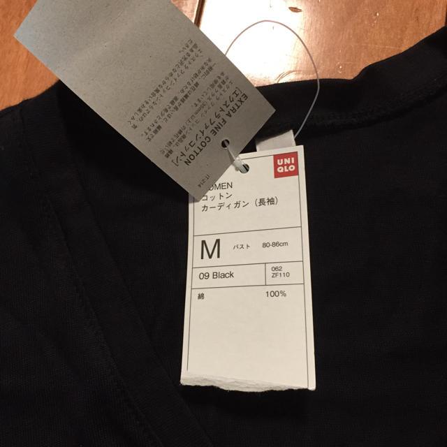 UNIQLO(ユニクロ)のコットンカーデガン レディースのトップス(カーディガン)の商品写真