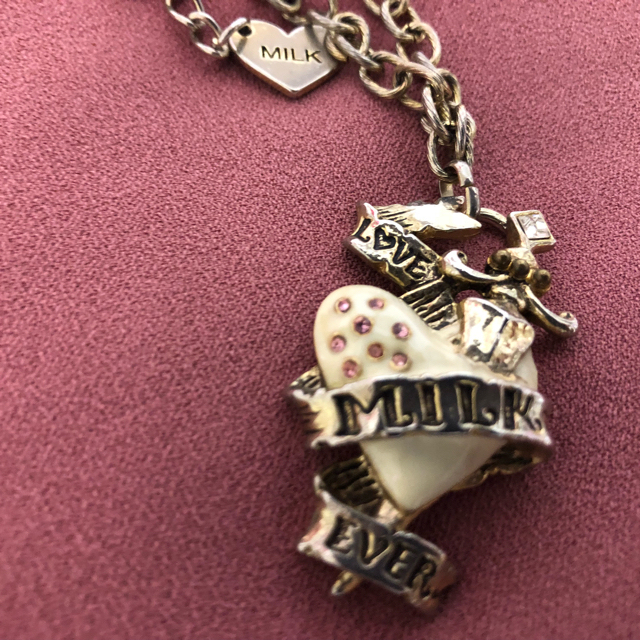 MILK(ミルク)の可愛い♡ミルク MILK ハート ネックレス レディースのアクセサリー(ネックレス)の商品写真