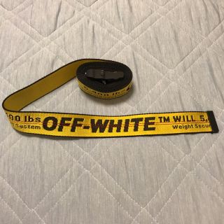 オフホワイト(OFF-WHITE)のoff-white インダストリアルベルト 確実正規品(ベルト)